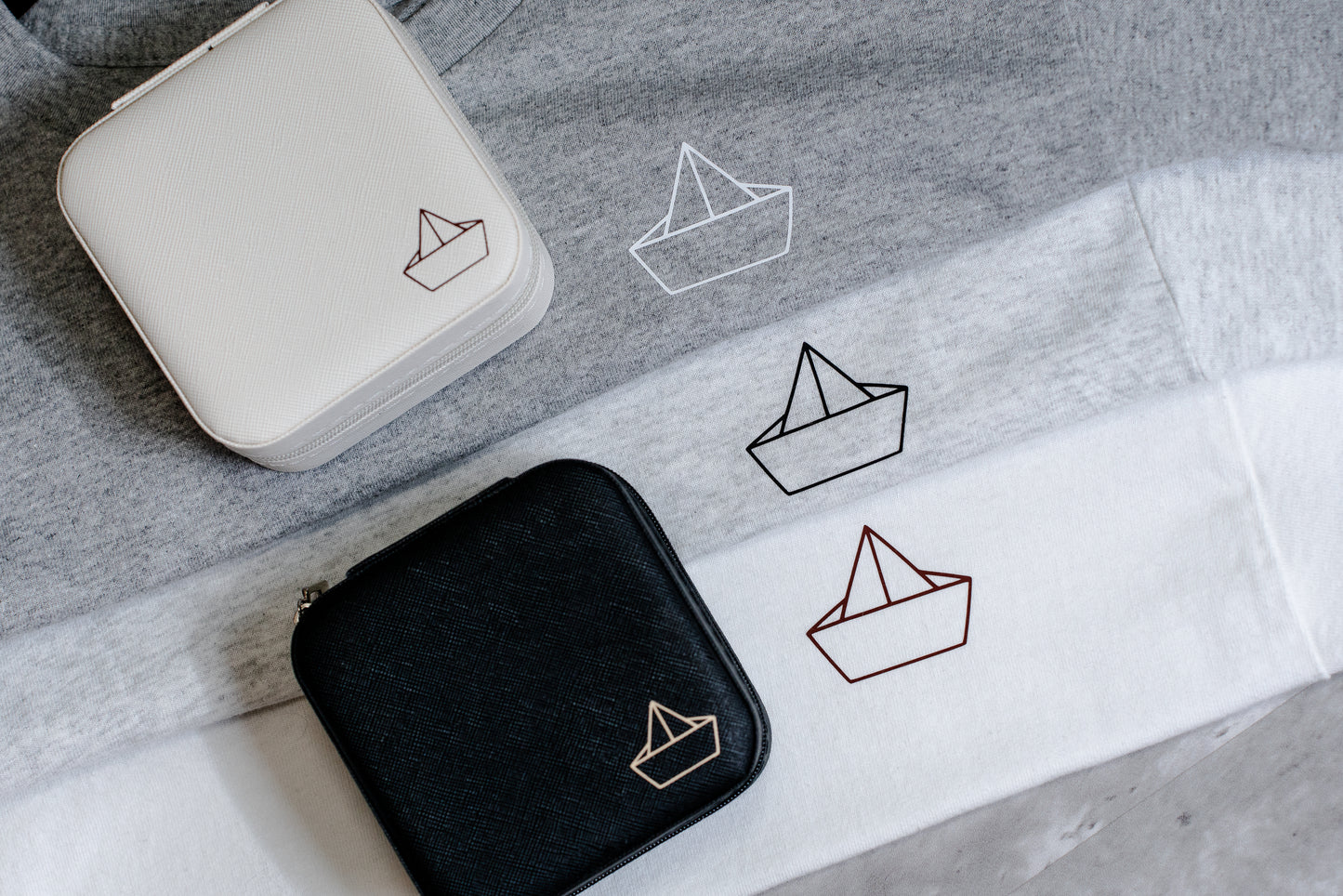 Origami Boat | BLACK - Forever Treasures Chest: Mini Jewellery Box