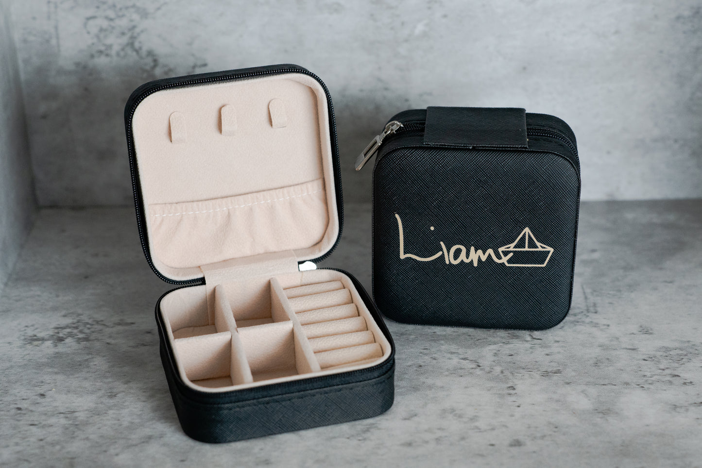 Artist's Signature Legacy - Liam | BLACK - Forever Treasures Chest: Mini Jewellery Box