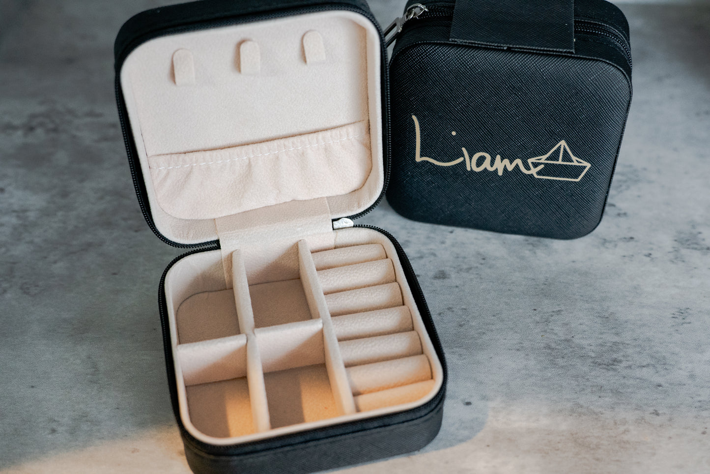 Artist's Signature Legacy - Liam | BLACK - Forever Treasures Chest: Mini Jewellery Box