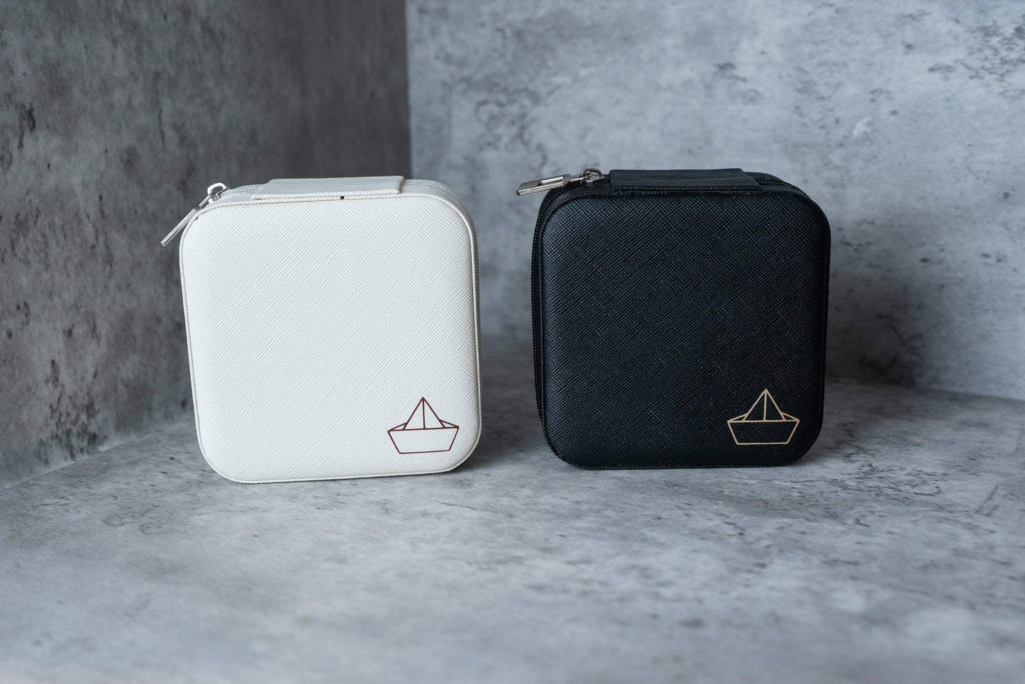 Origami Boat | BLACK - Forever Treasures Chest: Mini Jewellery Box
