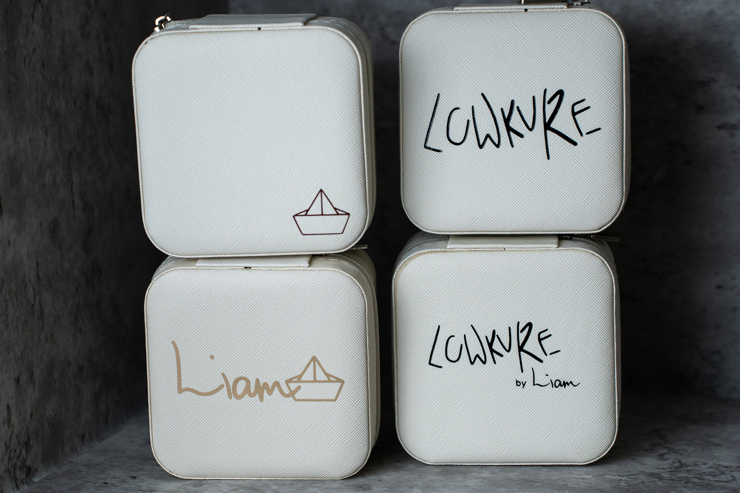Artist's Signature Legacy - Liam | WHITE - Forever Treasures Chest: Mini Jewellery Box