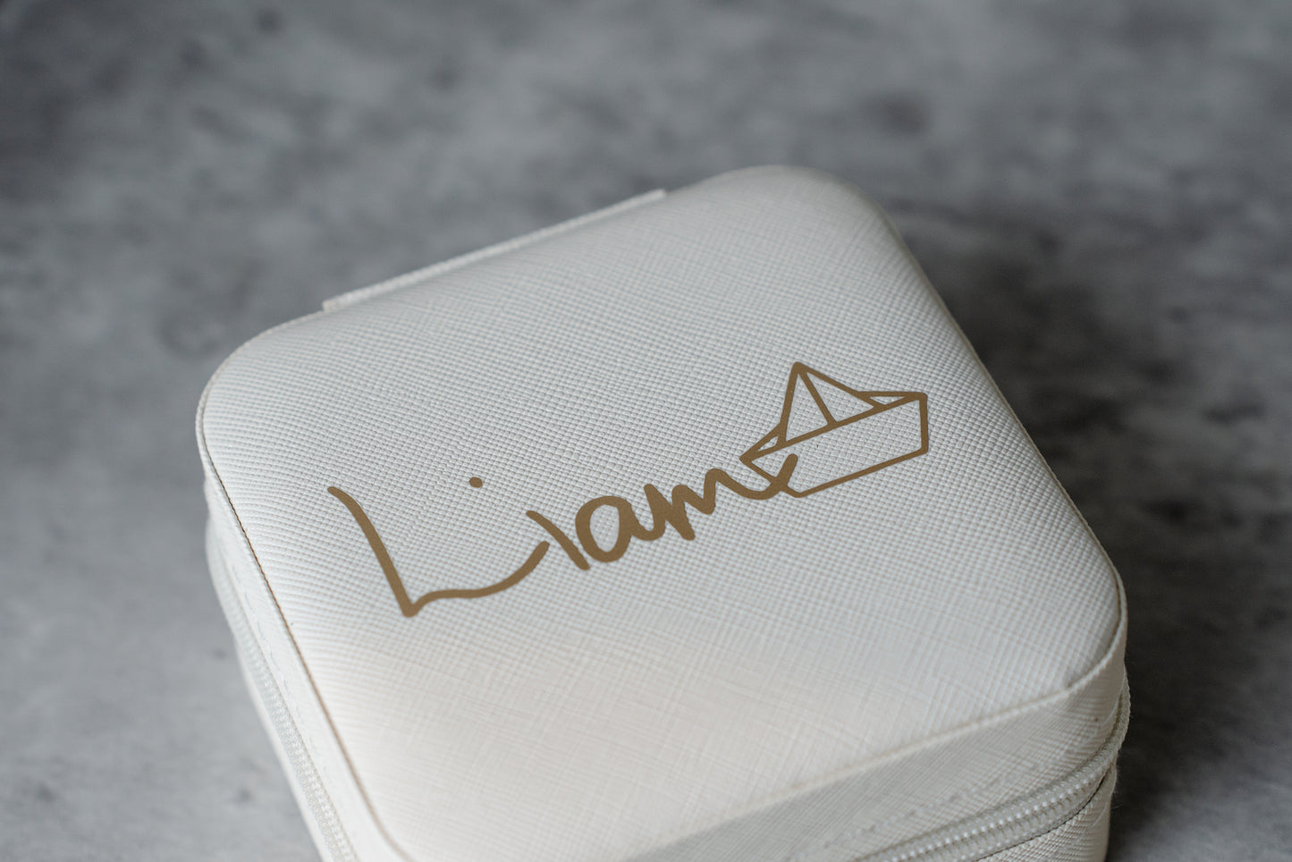 Artist's Signature Legacy - Liam | WHITE - Forever Treasures Chest: Mini Jewellery Box