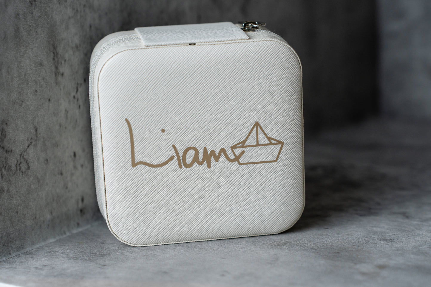 Artist's Signature Legacy - Liam | WHITE - Forever Treasures Chest: Mini Jewellery Box