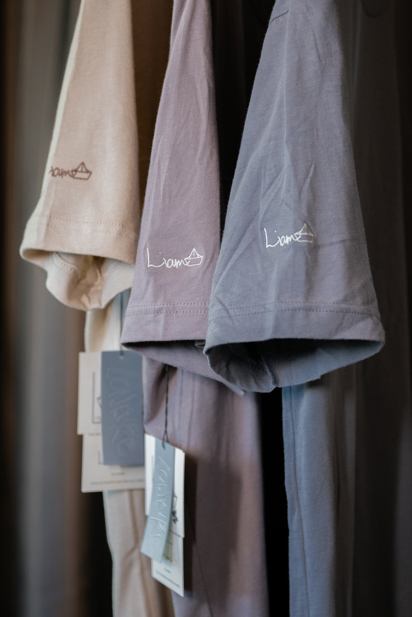 Men's / Unisex Crew Neck T-Shirt - PEBBLE BROWN | XII.XVIII.MMXIX; A Date To Remember Logo