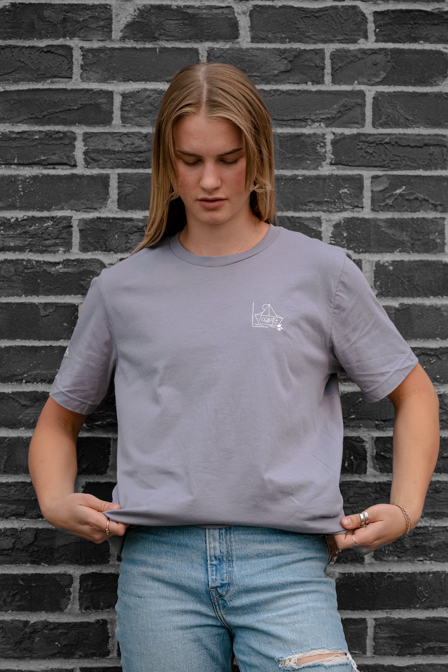 Men's / Unisex Legacy T-Shirt - STORMY | River of Resilience Logo