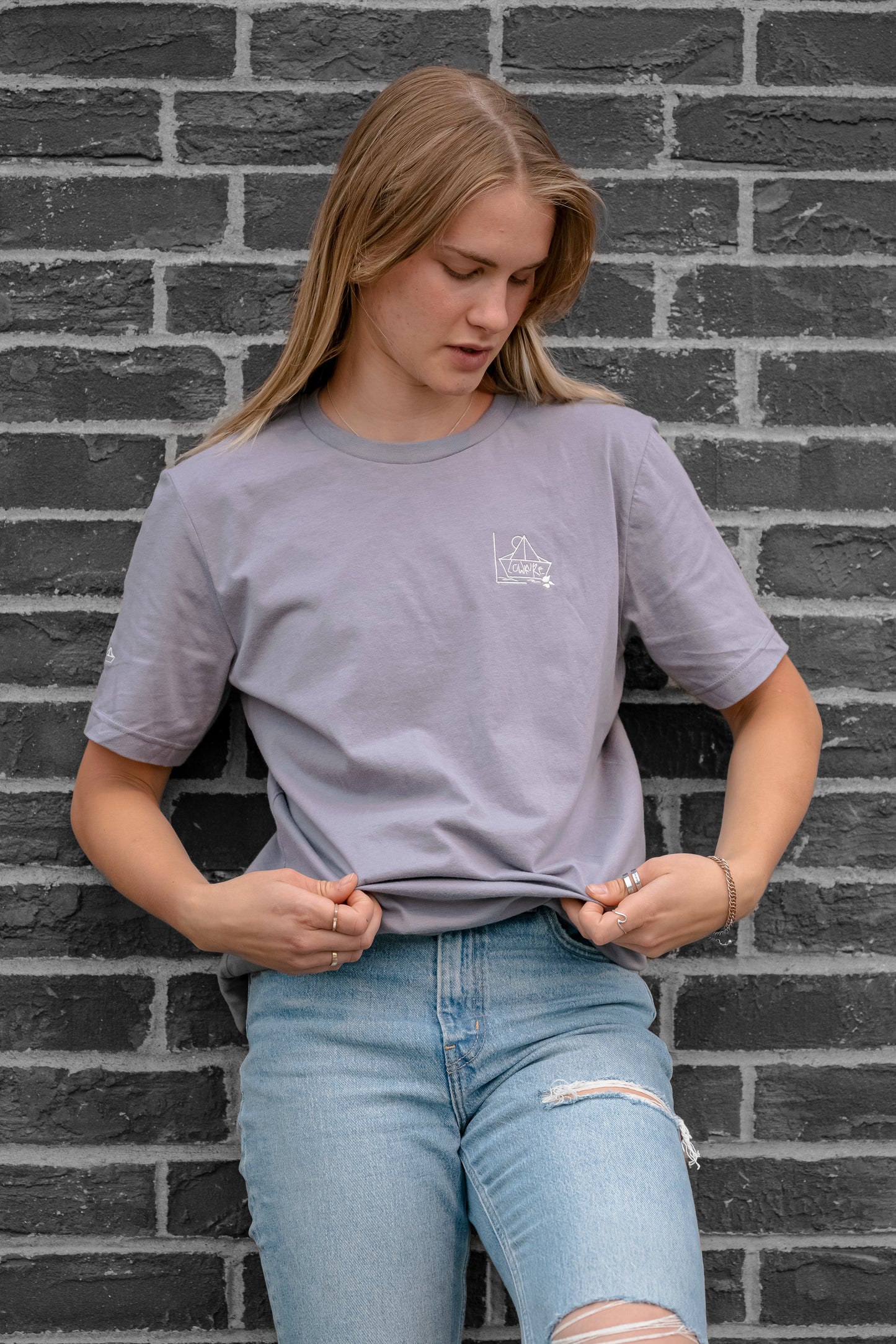 Men's / Unisex Legacy T-Shirt - STORMY | River of Resilience Logo