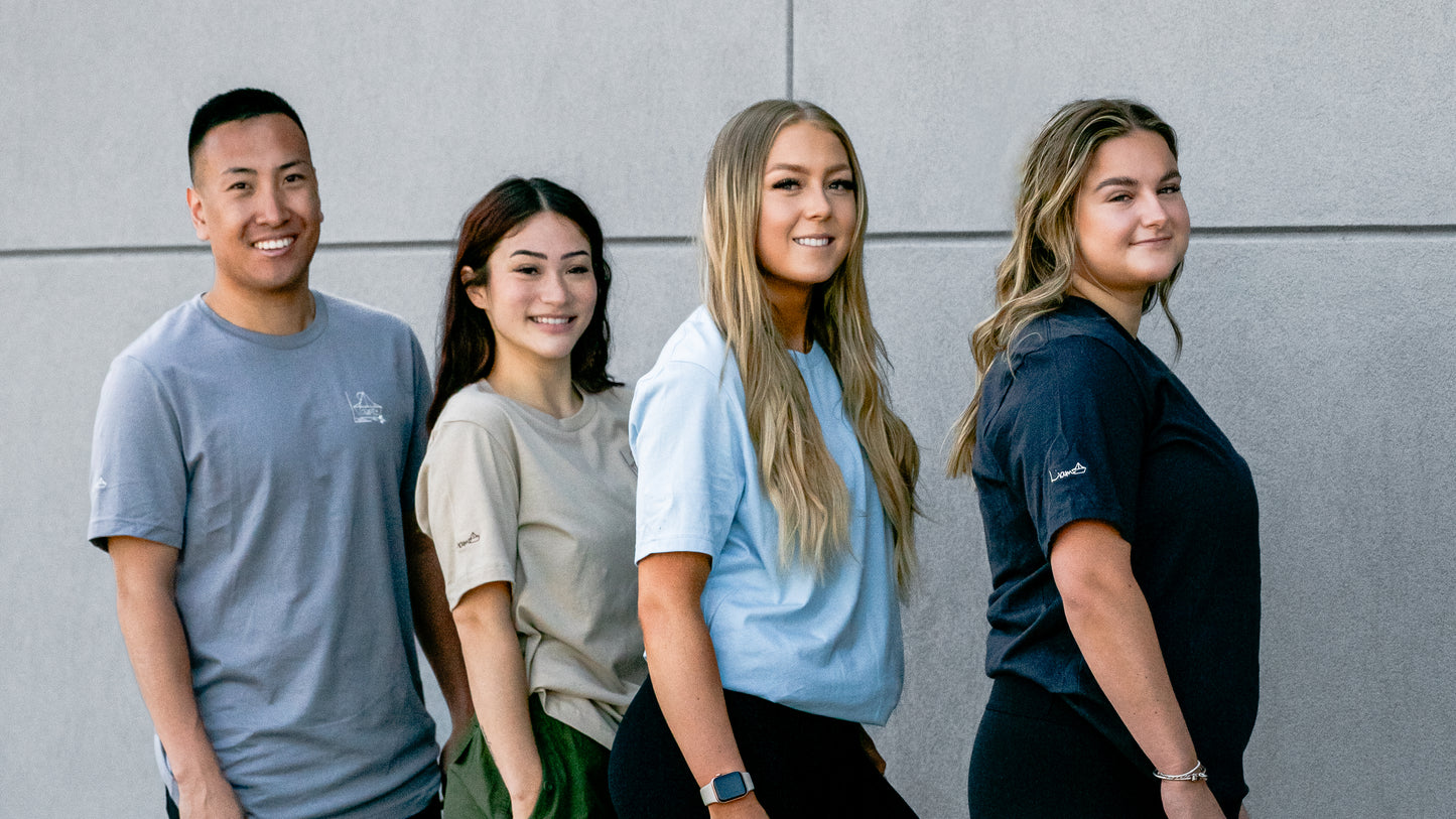 Men's / Unisex Legacy T-Shirt - TAN | River of Resilience Logo