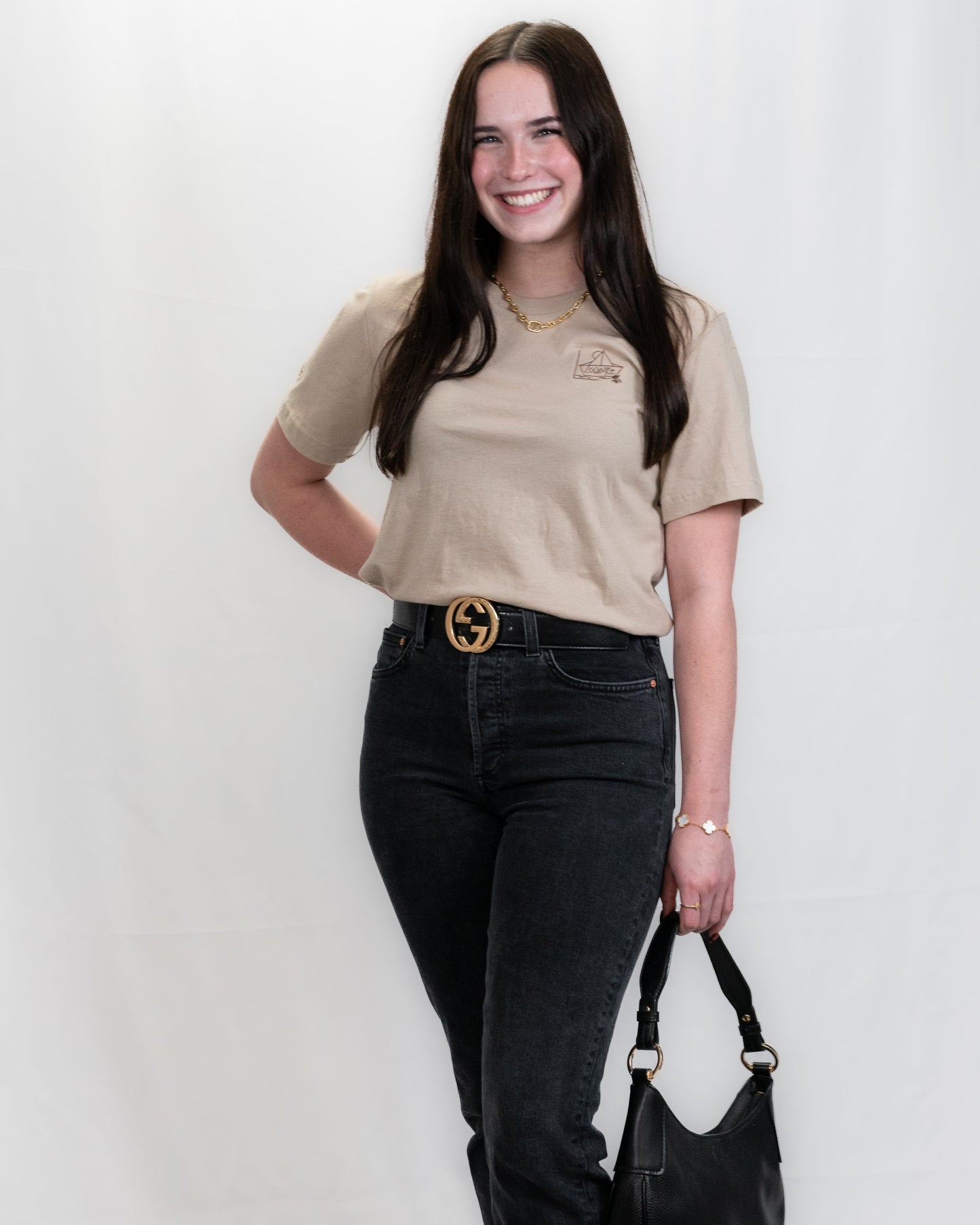 Men's / Unisex Legacy T-Shirt - TAN | River of Resilience Logo
