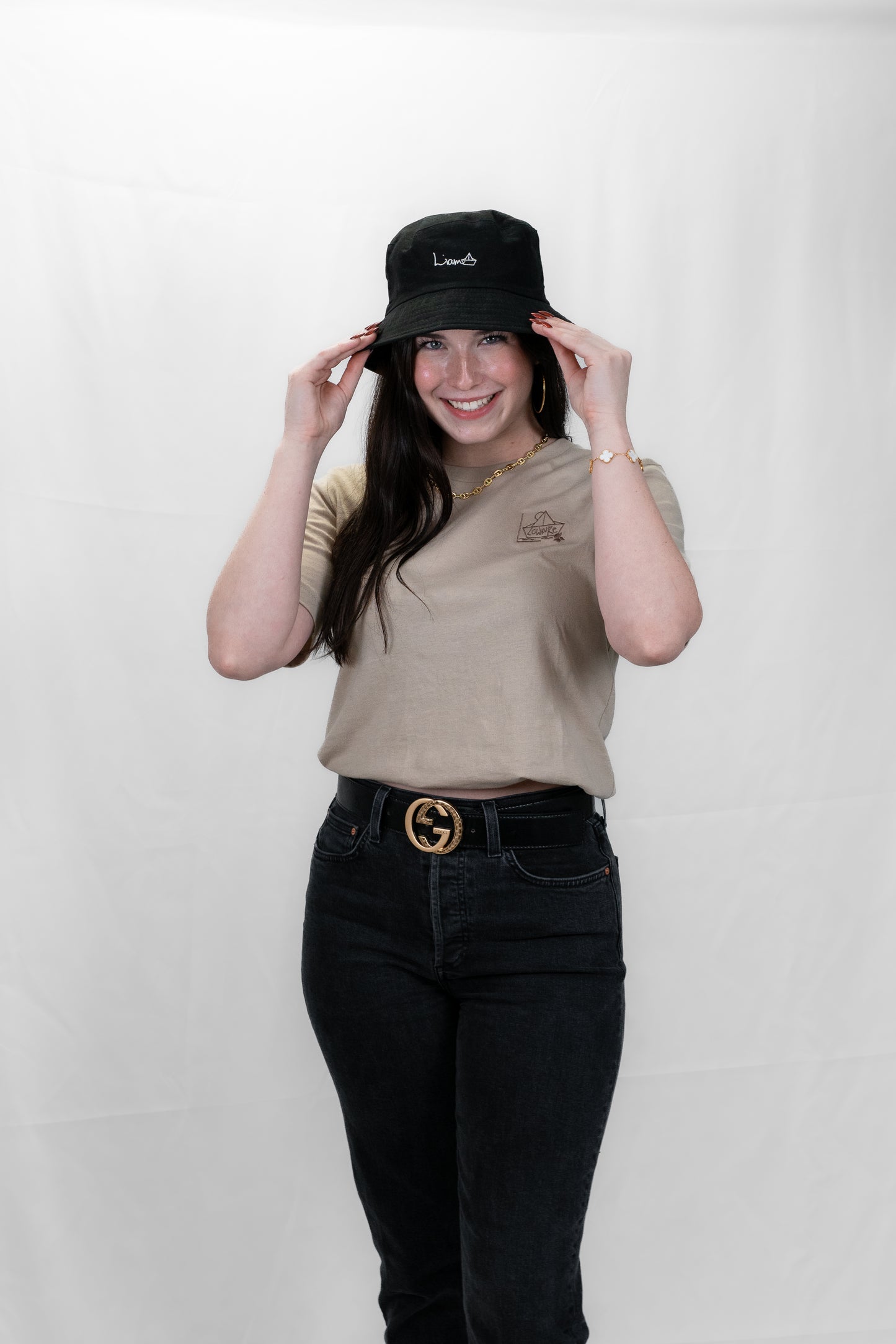 LIAM | Black Bucket Hat | One Size Fits MOST