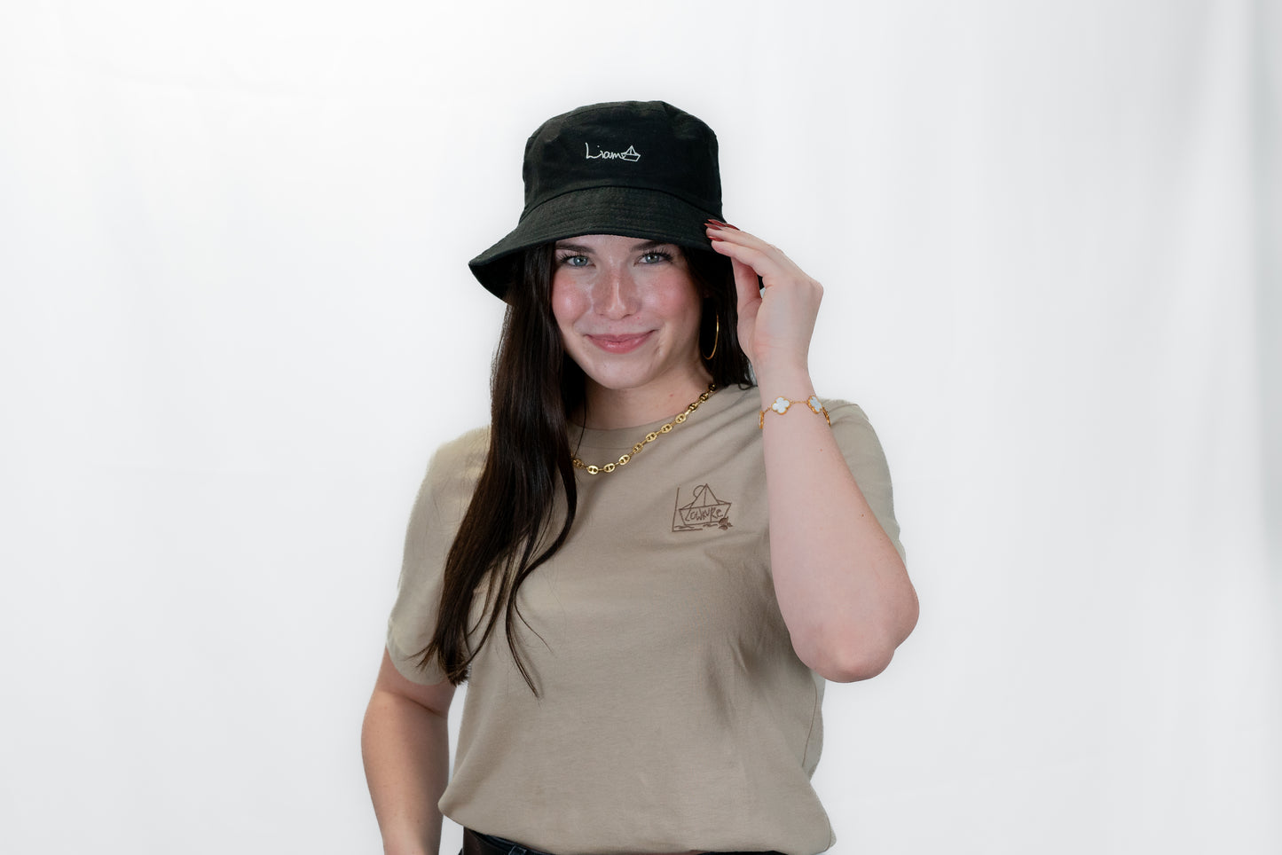 LIAM | Black Bucket Hat | One Size Fits MOST