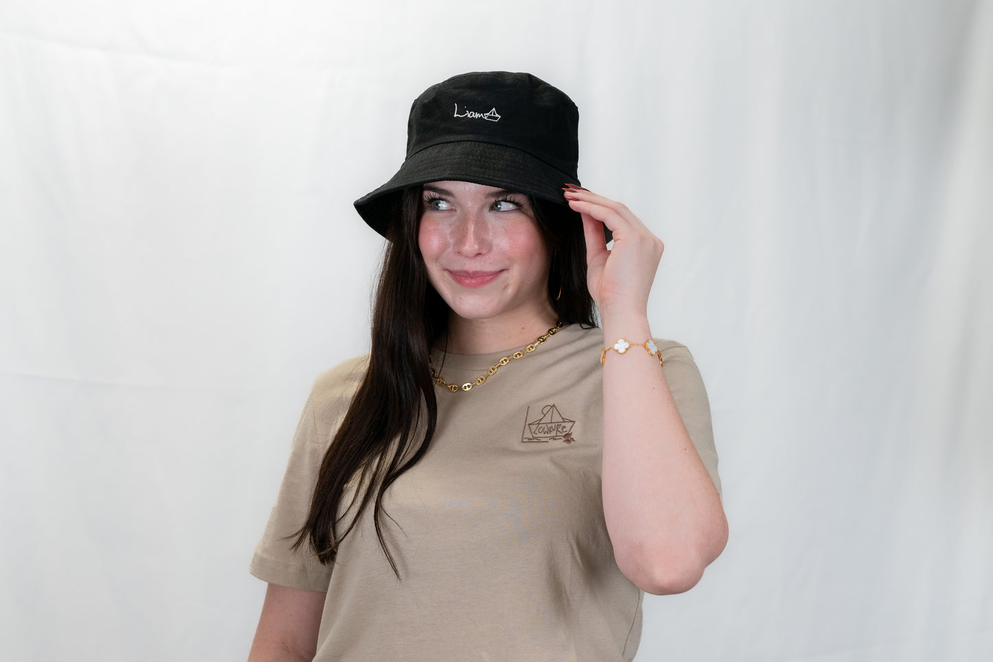 LIAM | Black Bucket Hat | One Size Fits MOST