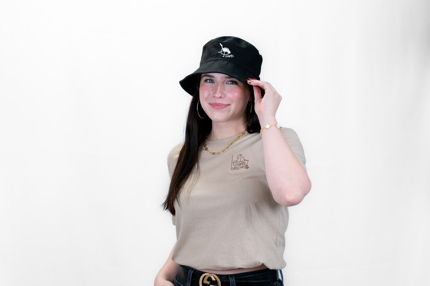CRANE | Black Bucket Hat | One Size Fits MOST