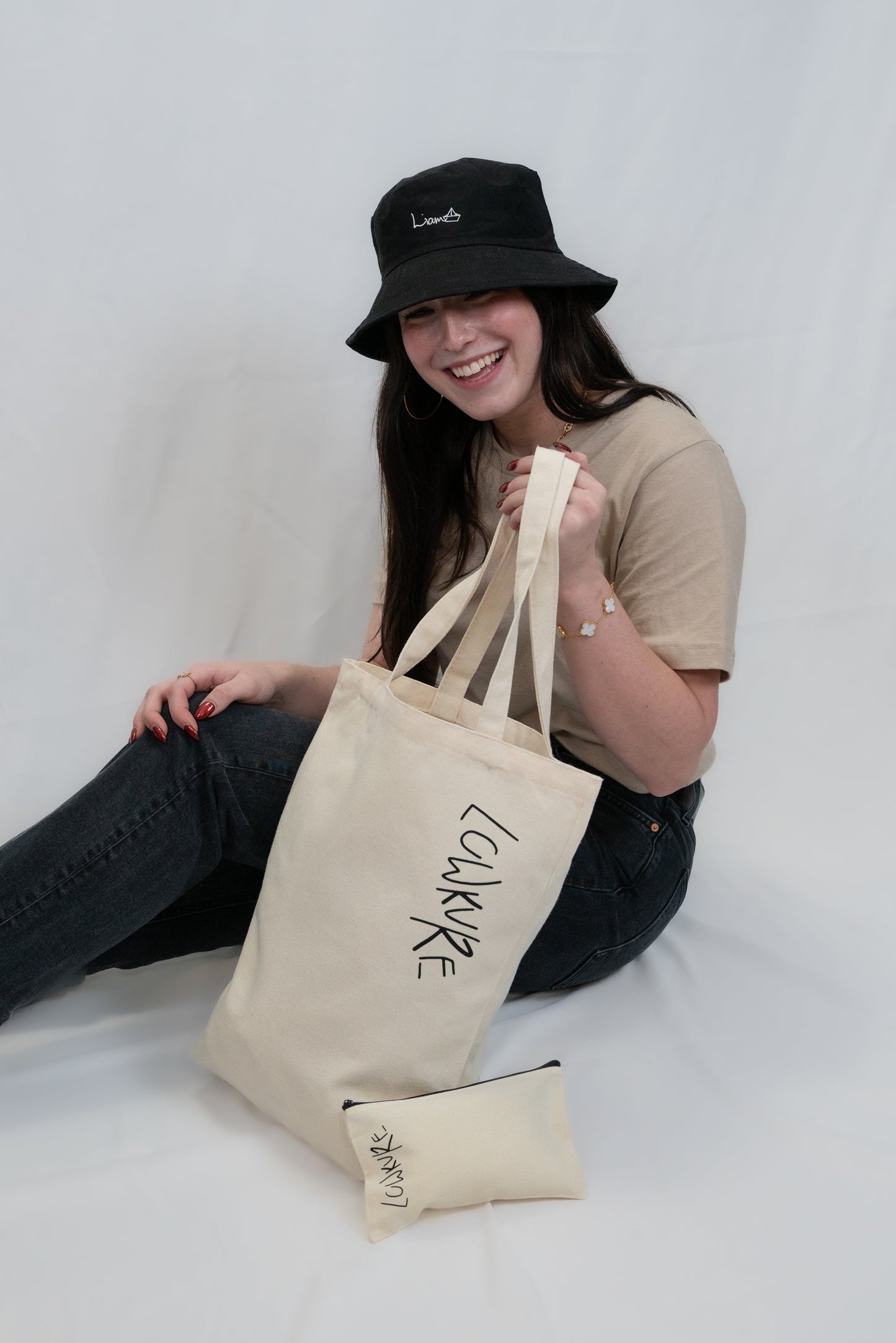LIAM | Black Bucket Hat | One Size Fits MOST