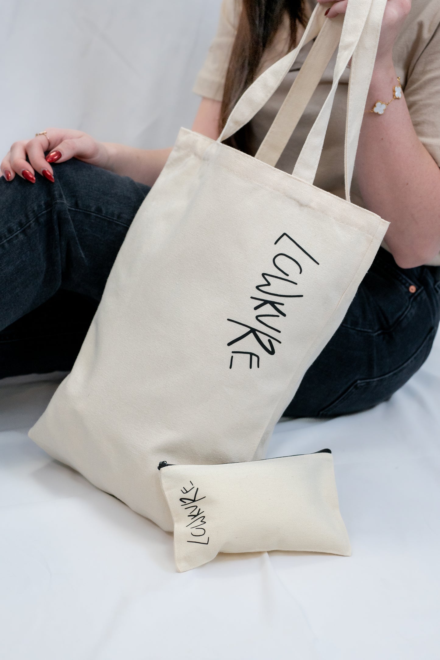 Halo & Shadow Mini Pouches | BLACK, GREY, IVORY