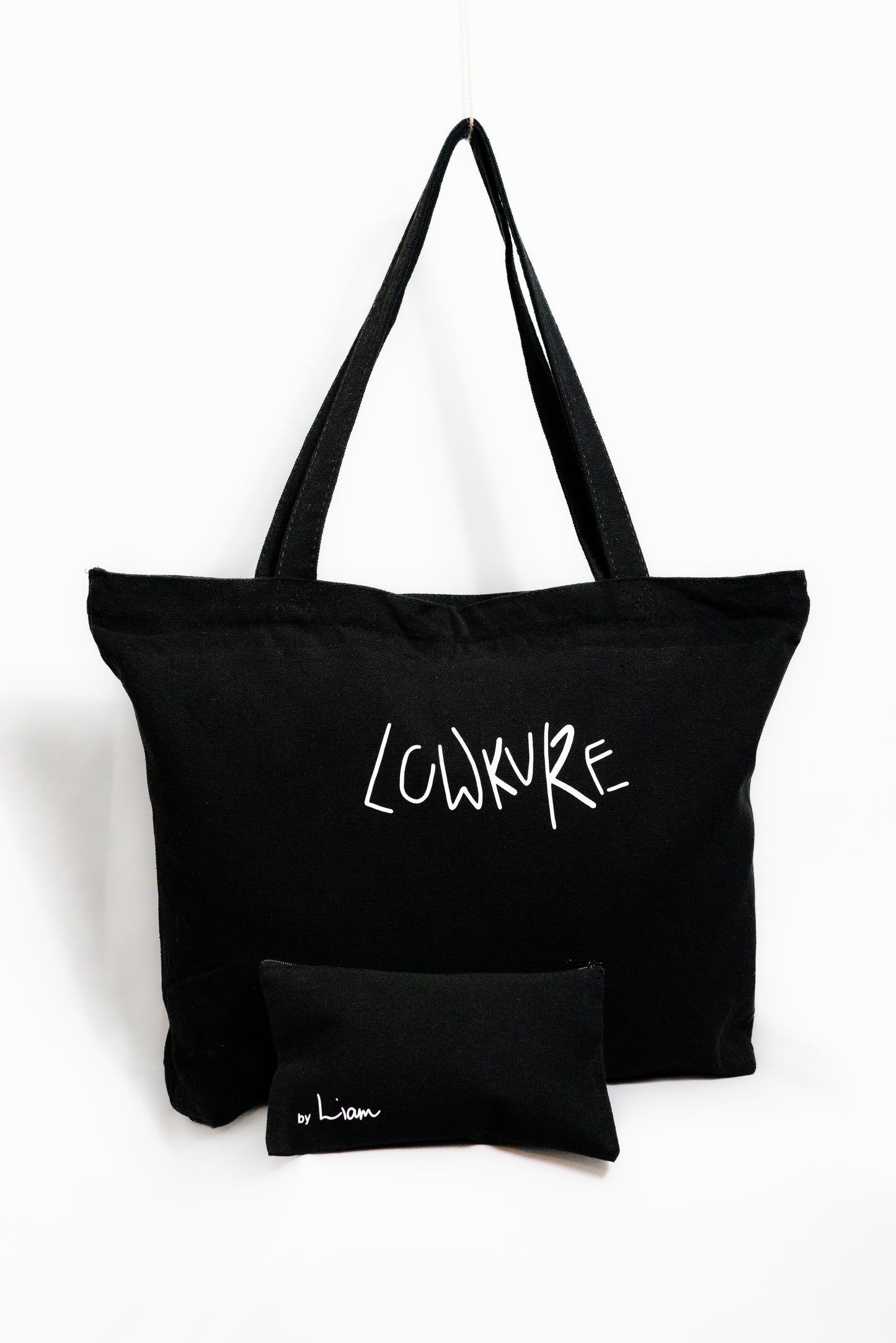 Eclipse Essentials Pair | Black Zip-Up Eclipse Carry-All + Black Mini Pouch