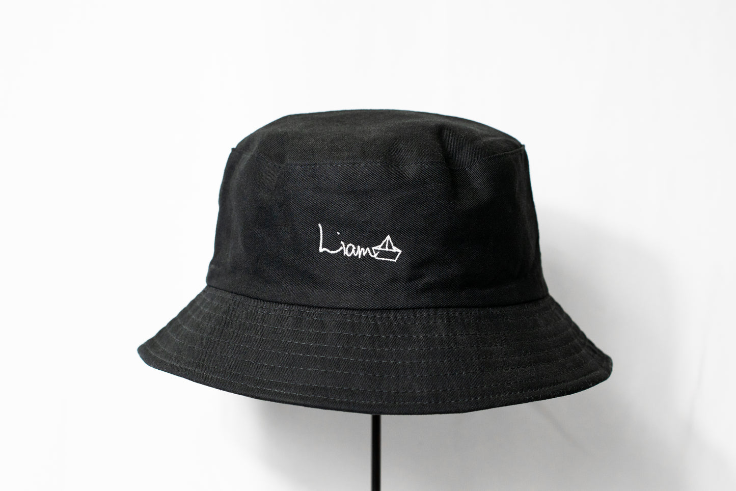 LIAM | Black Bucket Hat | One Size Fits MOST