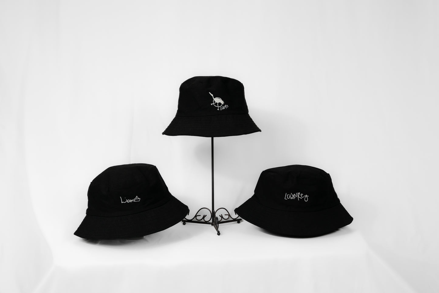 LIAM | Black Bucket Hat | One Size Fits MOST