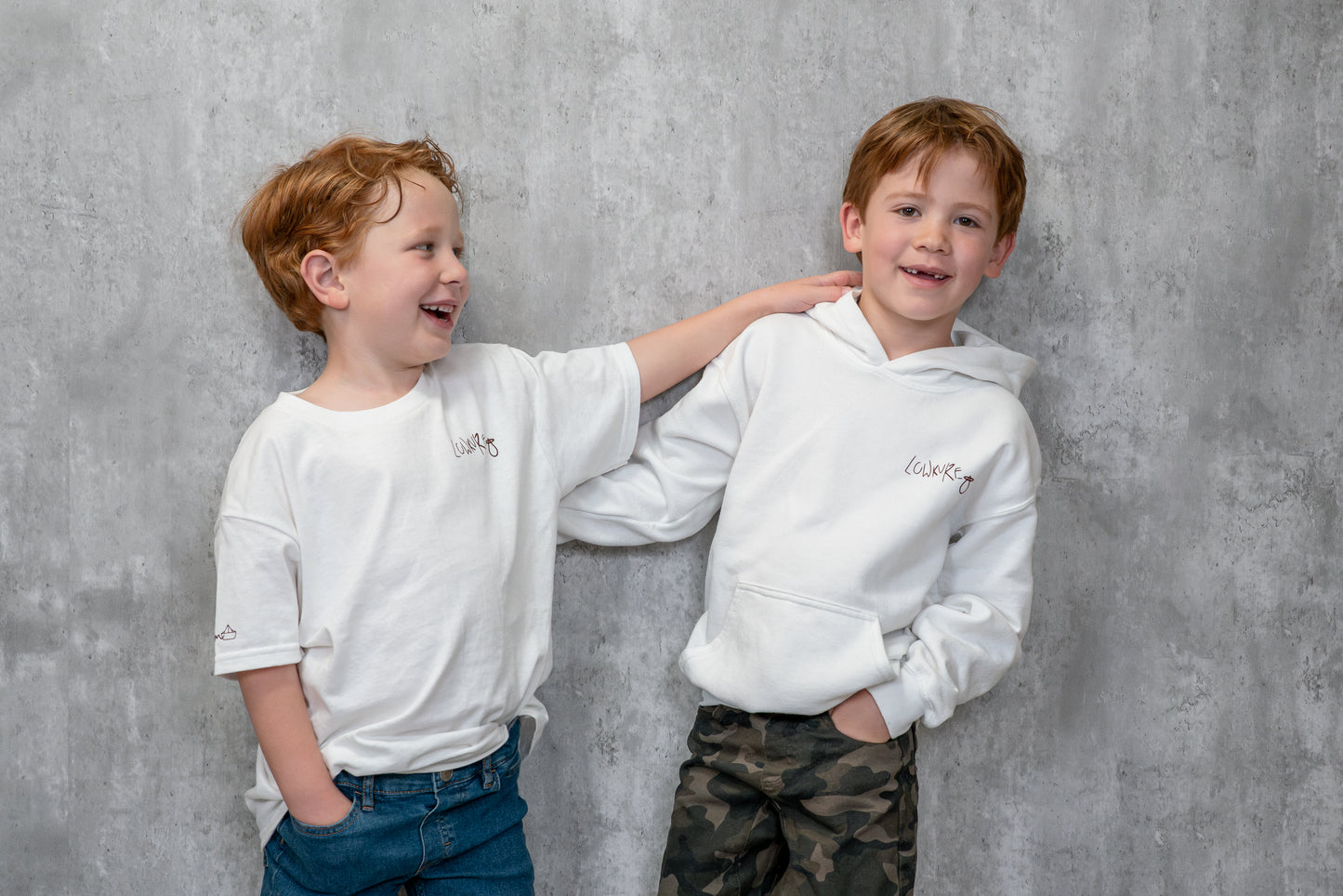 LITTLE LOWKURE | LIGHT HEATHER GREY - Little Legacy Basic T-Shirt