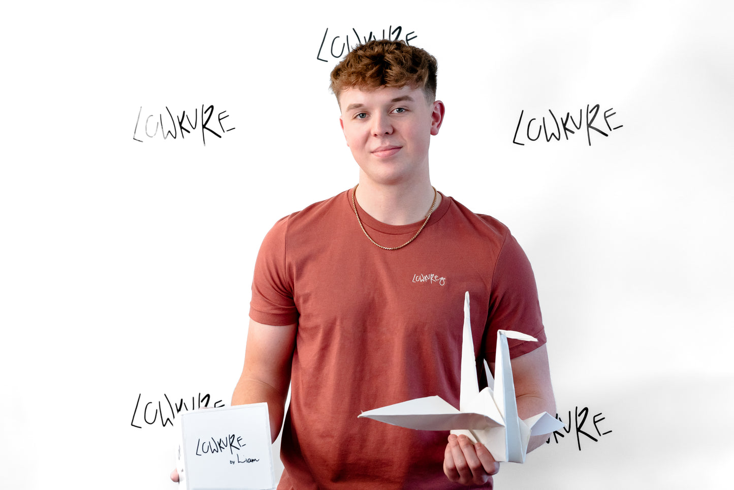 Men's / Unisex Legacy T-Shirt - RUST | LowKure Tearlight Logo