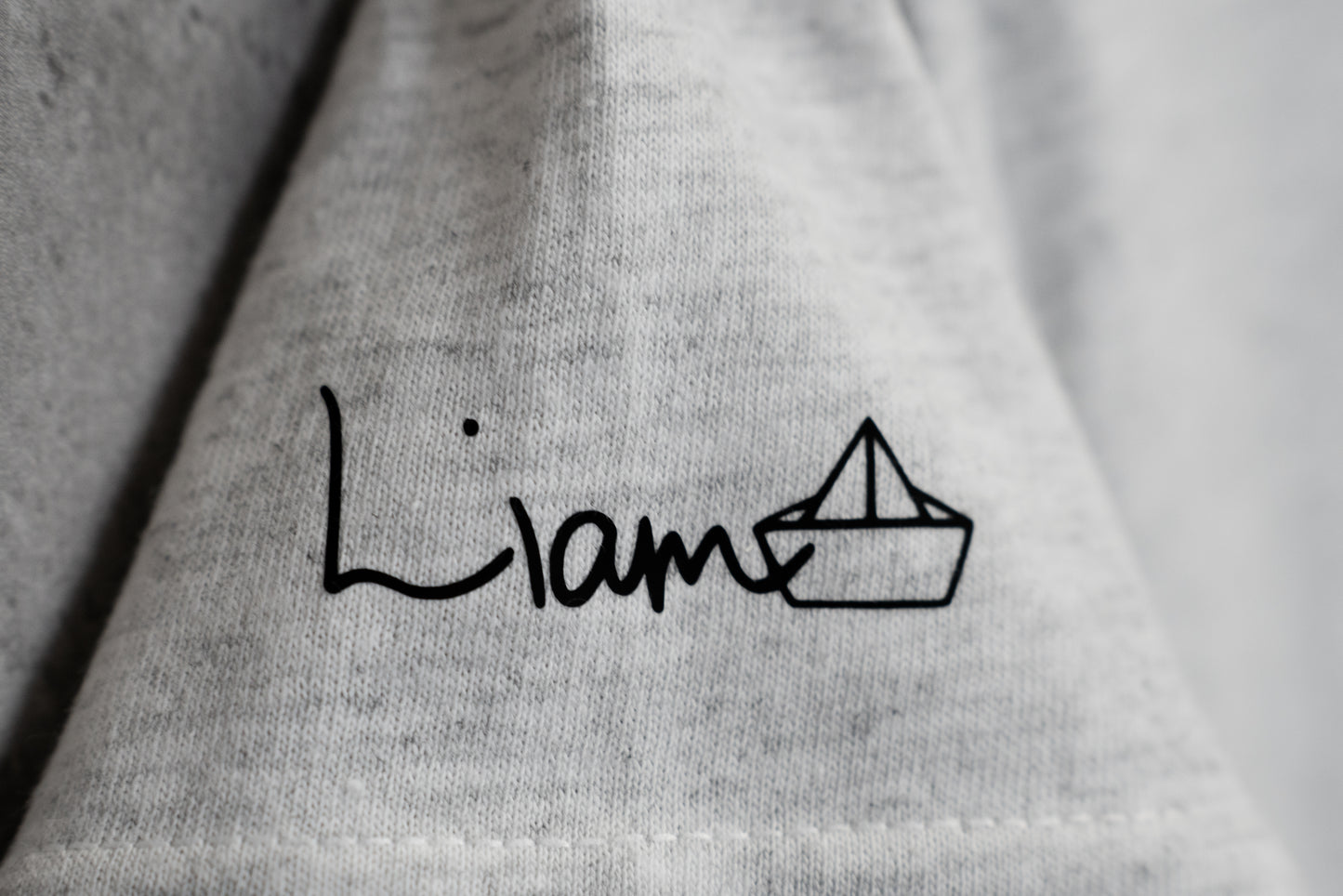 LITTLE LOWKURE  |  LIGHT HEATHER GREY - Little Legacy Basic T-Shirt