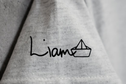 LITTLE LOWKURE  |  LIGHT HEATHER GREY - Little Legacy Basic T-Shirt