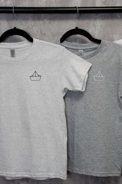 LITTLE LOWKURE  |  LIGHT HEATHER GREY - Little Legacy Basic T-Shirt