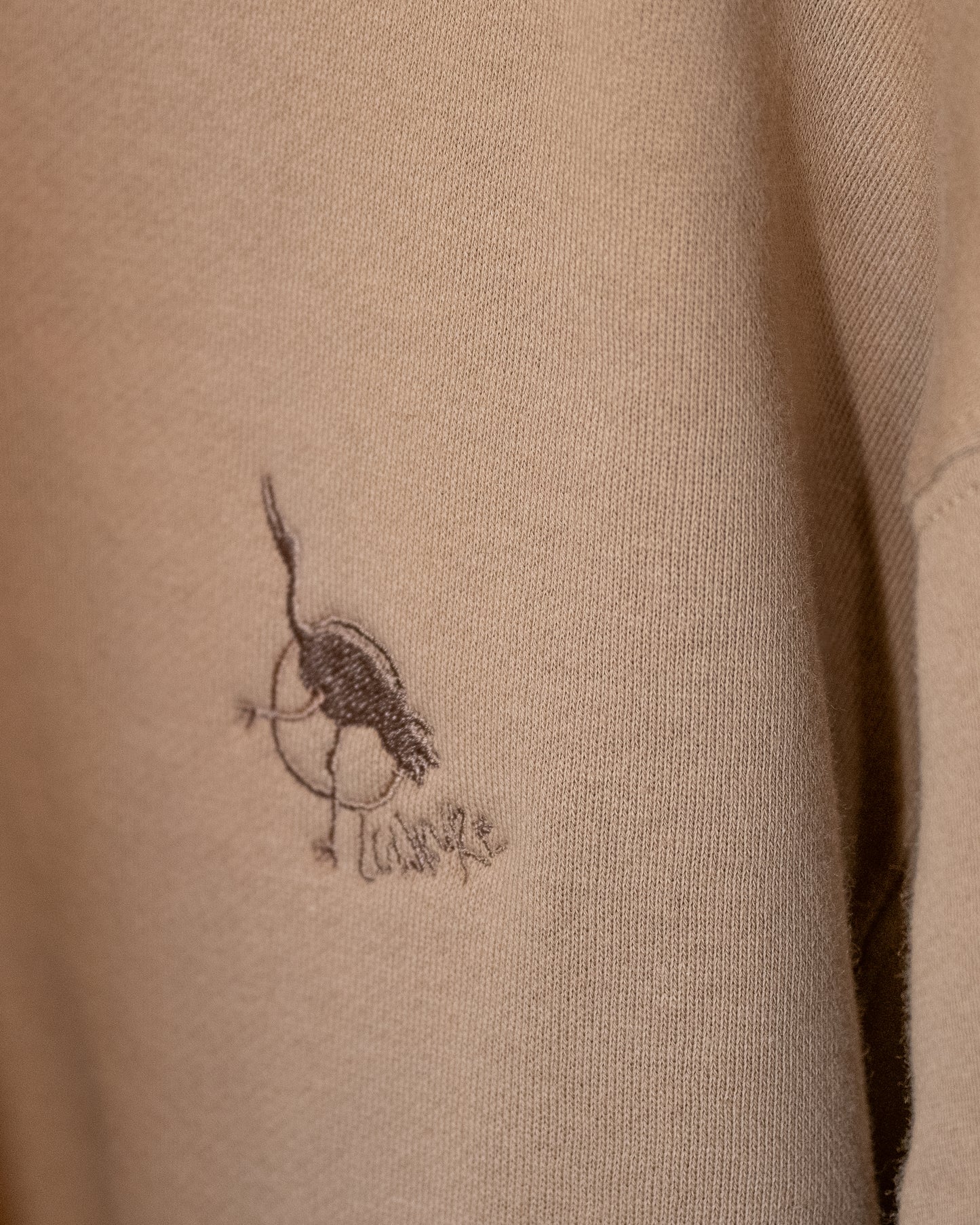 Men's / Unisex Heavyweight Hoodie -  SANDSTONE  |  Crane Logo