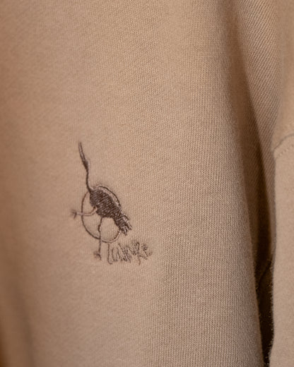 Men's / Unisex Heavyweight Hoodie -  SANDSTONE  |  Crane Logo
