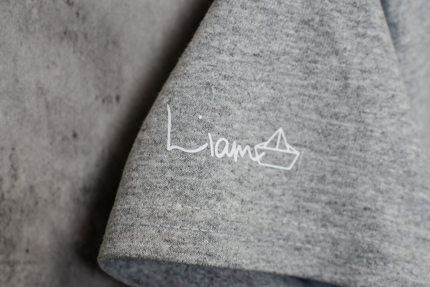 Kids / Youth  |  Boat Icon  |  DARK HEATHER GREY - Little Legacy Basic T-Shirt