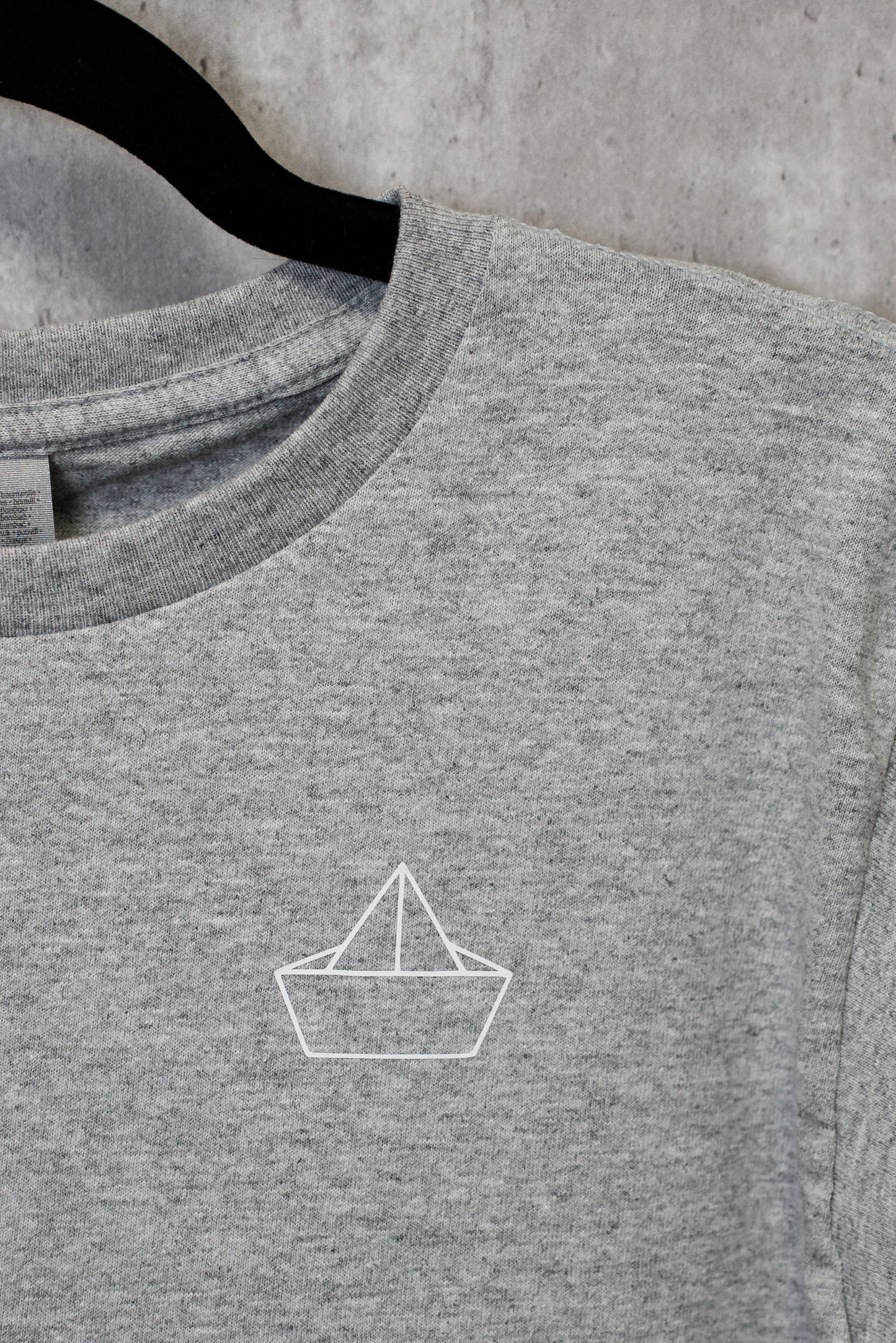 Kids / Youth  |  Boat Icon  |  DARK HEATHER GREY - Little Legacy Basic T-Shirt