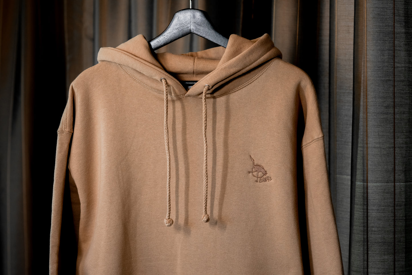 Men's / Unisex Heavyweight Hoodie -  SANDSTONE  |  Crane Logo