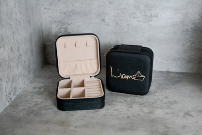 Artist's Signature Legacy - Liam  |  BLACK - Forever Treasures Chest: Mini Jewellery Box