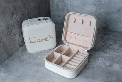 Artist's Signature Legacy - Liam  |  WHITE - Forever Treasures Chest: Mini Jewellery Box