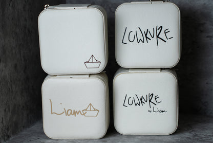 Artist's Signature Legacy - Liam  |  WHITE - Forever Treasures Chest: Mini Jewellery Box
