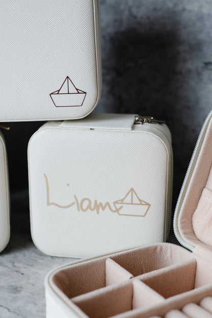 Artist's Signature Legacy - Liam  |  WHITE - Forever Treasures Chest: Mini Jewellery Box