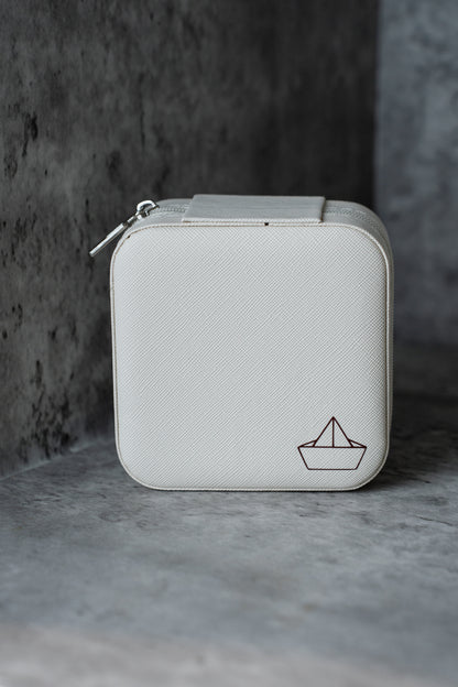 Origami Boat  |  WHITE - Forever Treasures Chest: Mini Jewellery Box