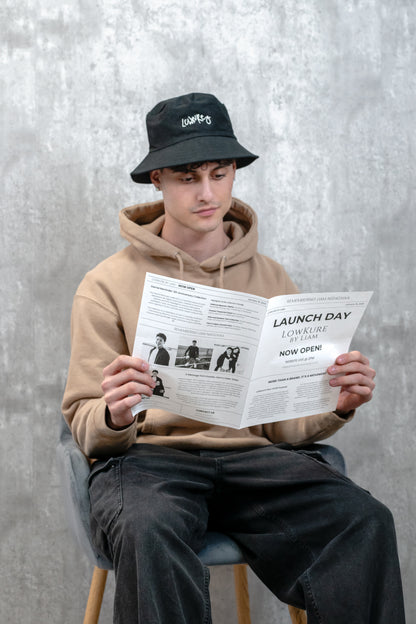 Men's / Unisex Heavyweight Hoodie -  SANDSTONE  |  Crane Logo