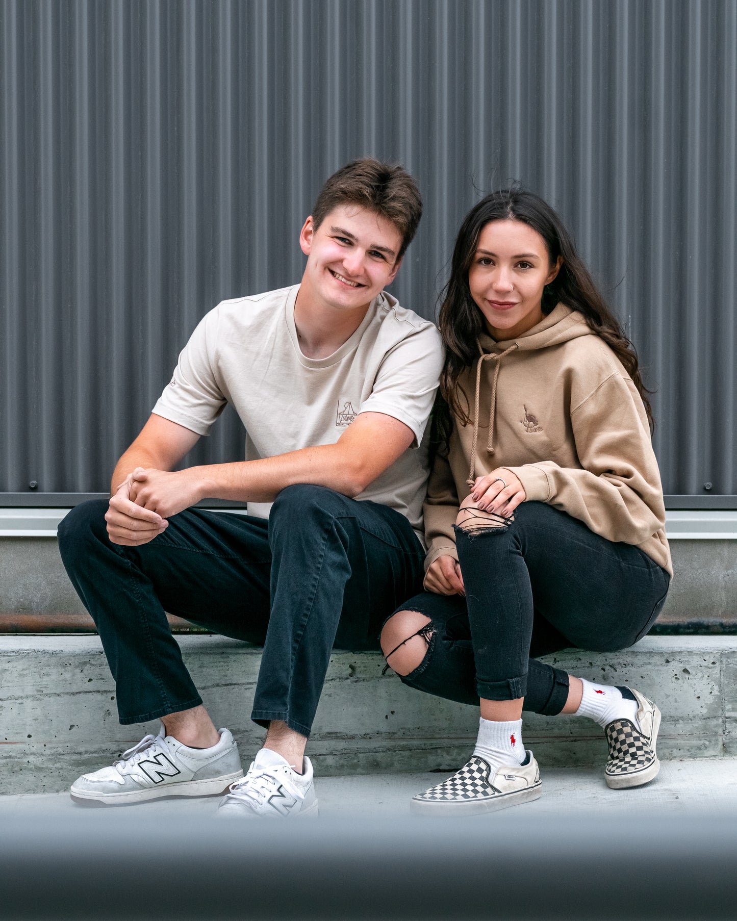 Men's / Unisex Heavyweight Hoodie -  SANDSTONE  |  Crane Logo