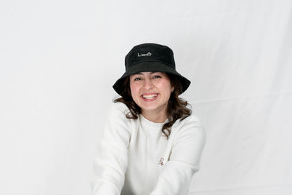 LIAM  |  Black Bucket Hat  |  One Size Fits MOST
