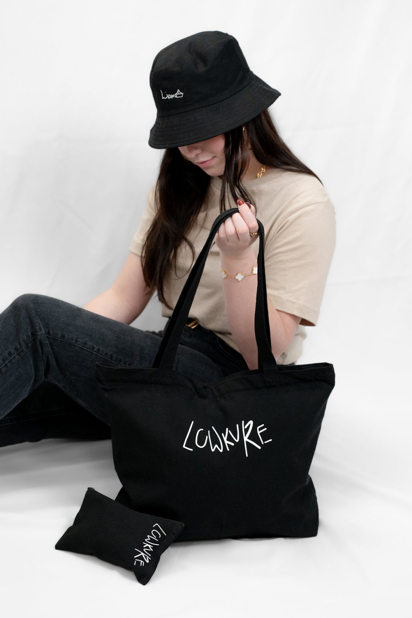 Eclipse Essentials Pair  |  Black Zip-Up Eclipse Carry-All + Black Mini Pouch