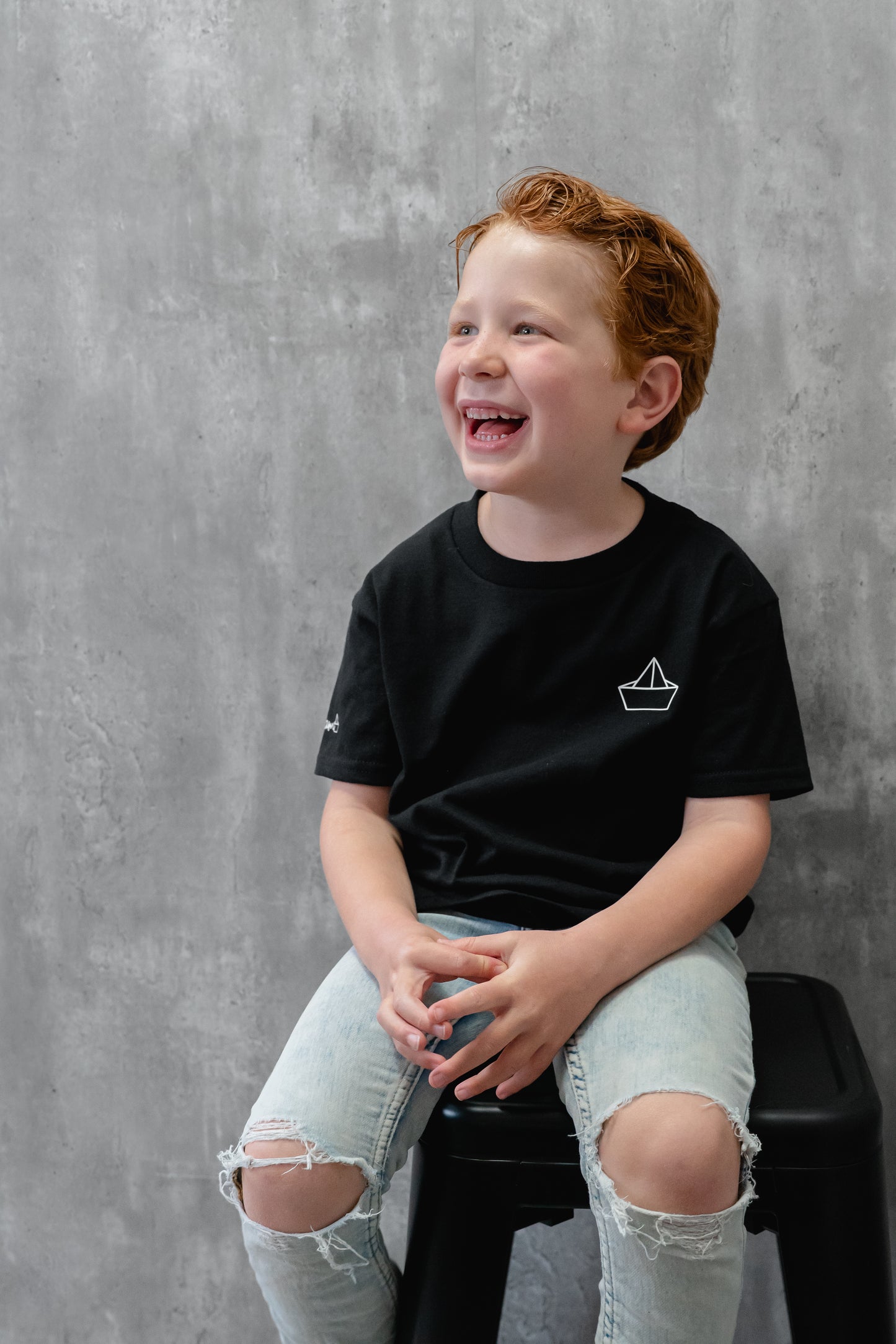 LITTLE LOWKURE   |  BLACK - Little Legacy Basic T-Shirt