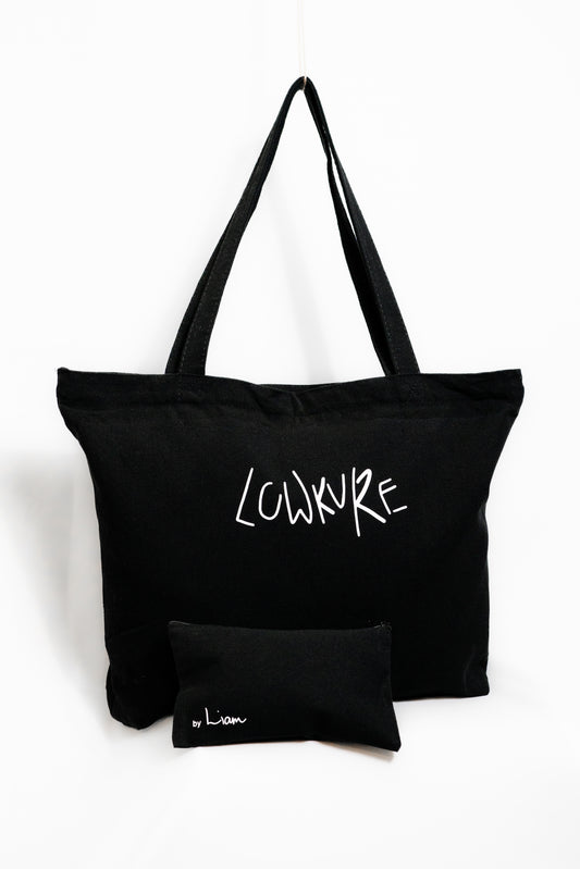 Eclipse Essentials Pair  |  Black Zip-Up Eclipse Carry-All + Black Mini Pouch
