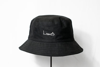 LIAM  |  Black Bucket Hat  |  One Size Fits MOST