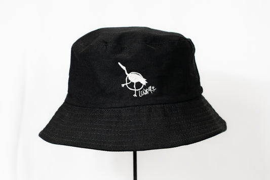 CRANE  |  Black Bucket Hat  |  One Size Fits MOST