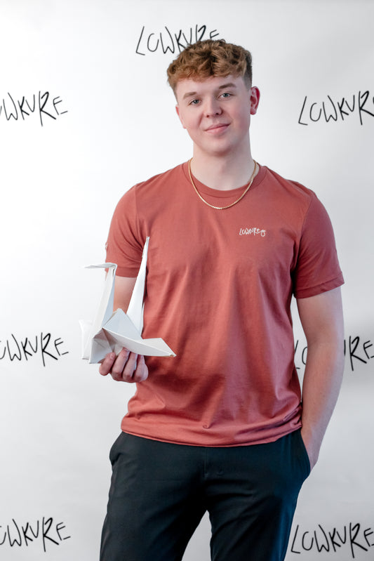 Men's / Unisex Legacy T-Shirt - RUST | LowKure Tearlight Logo
