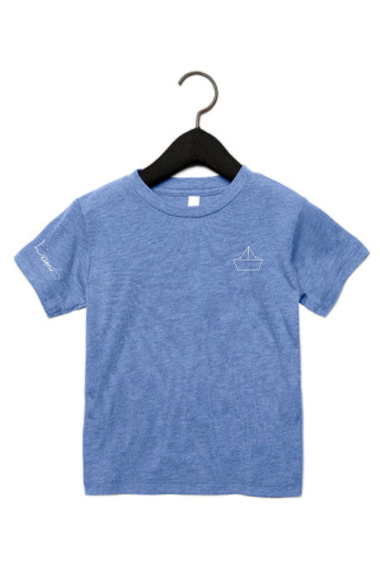 Boat Icon  |  BLUE - Youth Legacy T-Shirt