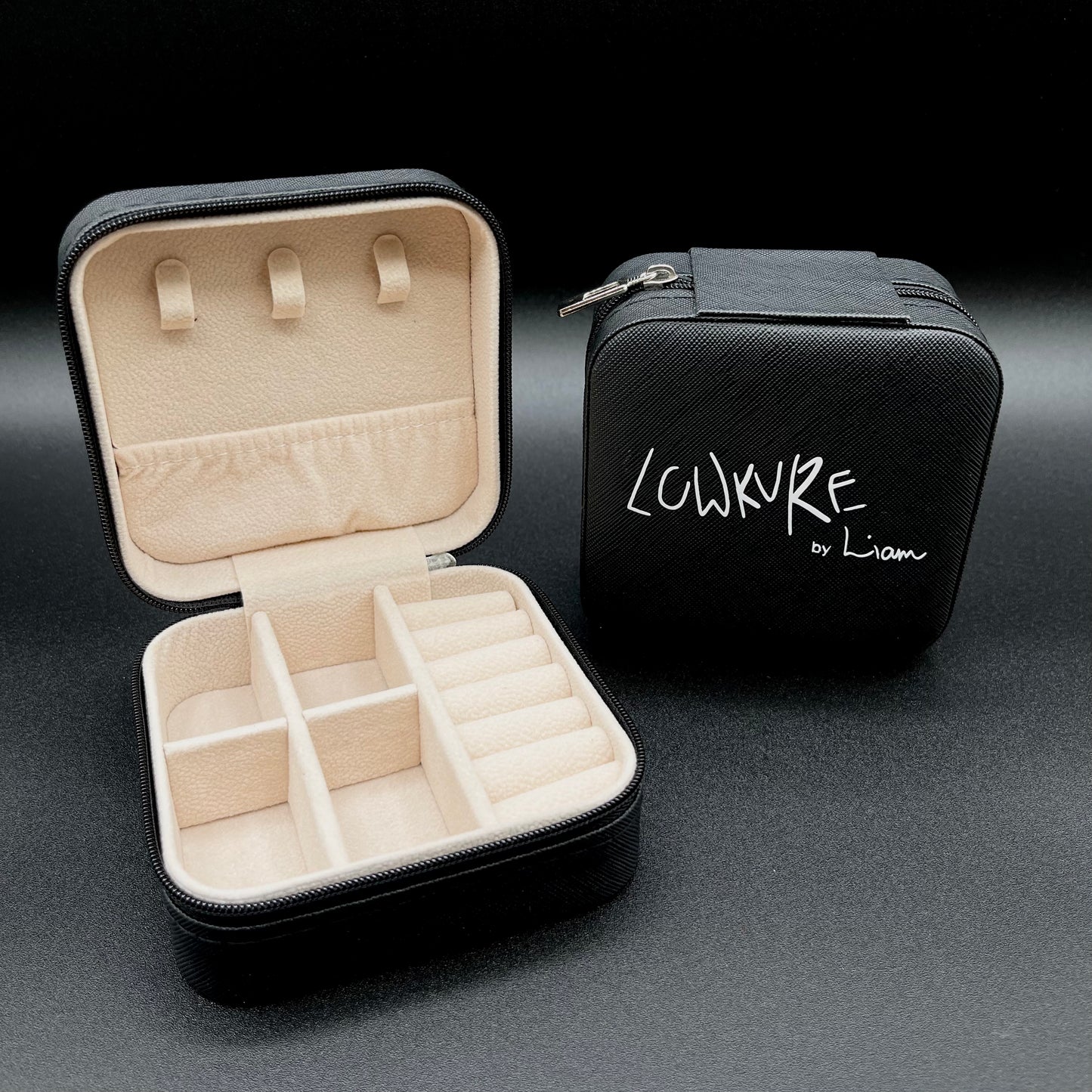 LowKure by Liam |  BLACK - Forever Treasures Chest: Mini Jewellery Box
