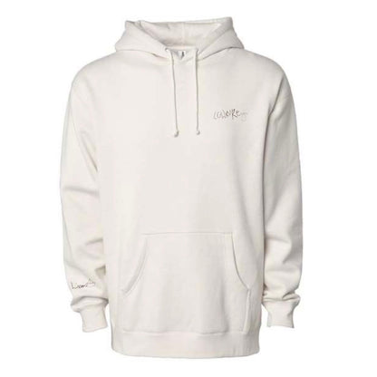 Men's / Unisex Hoodie -  BONE  |  LowKure Tearlight Logo